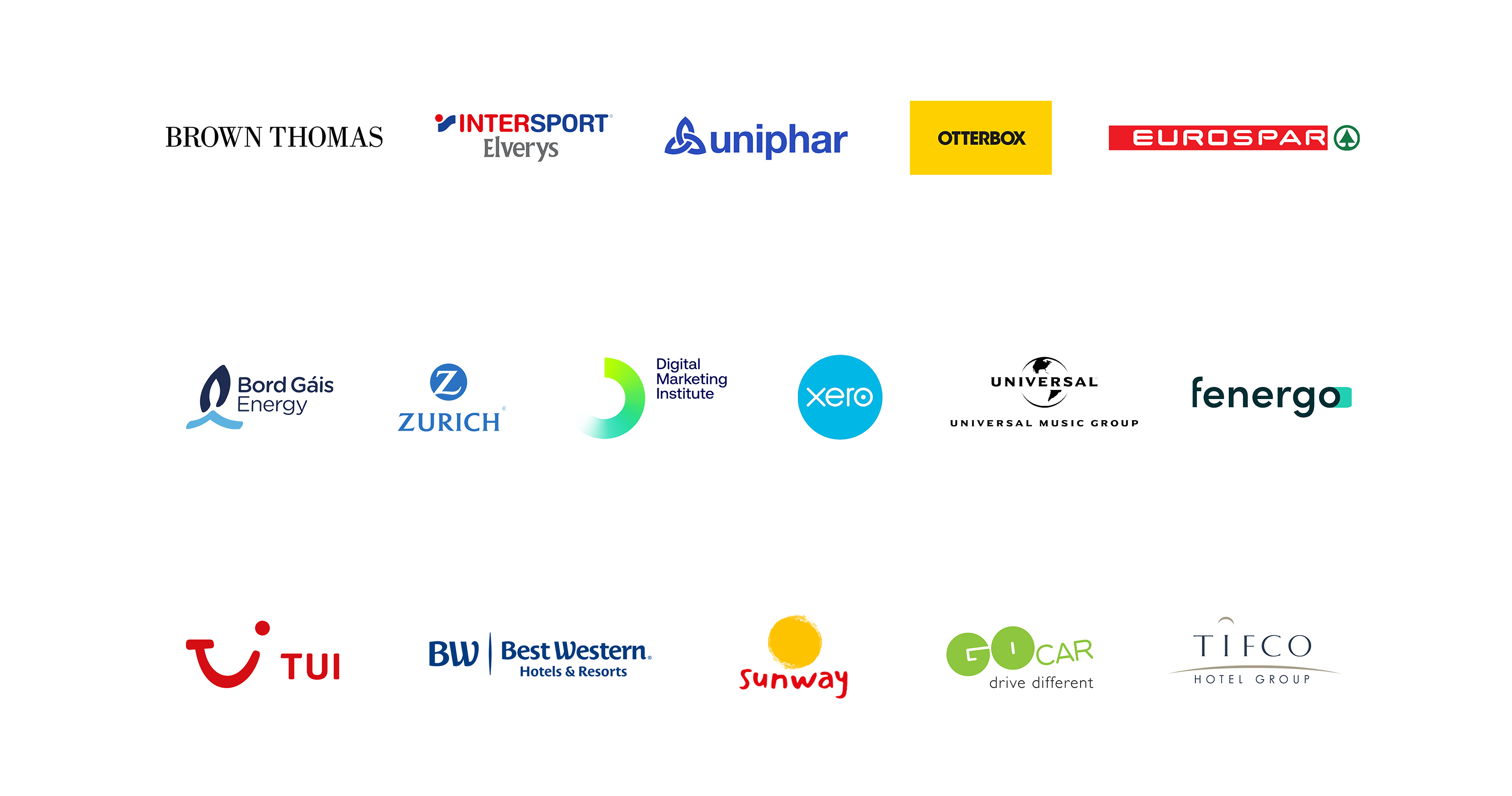 Logos of our clients